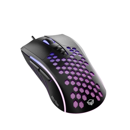 Meetion GM015 honeycomb gaming mouse RGB lighting