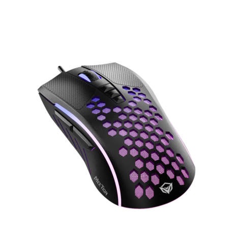 Meetion GM015 honeycomb gaming mouse RGB lighting