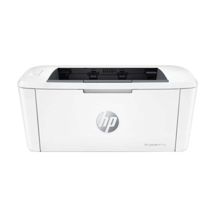 HP LaserJet M111A black and white laser printer compact design front view