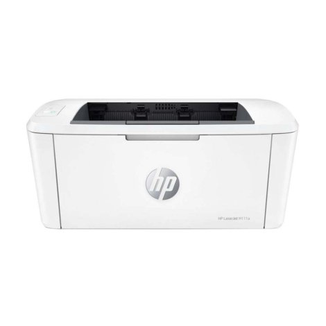 HP LaserJet M111A black and white laser printer compact design front view