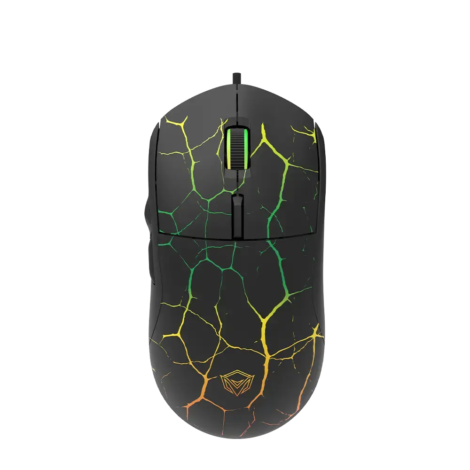 Meetion M930 wired gaming mouse with RGB lighting and ergonomic design for smooth gameplay